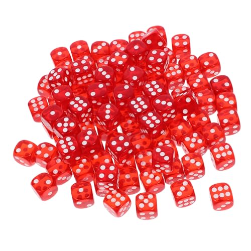 LRXIYODE 100 Stück Acryl Würfel Seitig mit Abgerundeten Ecken Farbige Transparente Spielwürfel für Brettspiele Matheunterricht und Party Vielseitige Mehrseitige Würfel für Spielspaß LRXIYODE 100 Stück Acryl Würfel Seitig mit Abgerundeten Ecken Farbige Transparente Spielwürfel für Brettspiele Matheunterricht und Party Vielseitige Mehrseitige Würfel für Spielspaß von LRXIYODE