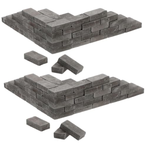 LRXIYODE 100 Stück Miniaturziegel für Landschaftsbau Kleine Ziegelsteine für Kreative Bastelprojekte Realistische Modelle für Puppenhaus und Dioramen DIY Architektur Zubehör LRXIYODE 100 Stück Miniaturziegel für Landschaftsbau Kleine Ziegelsteine für Kreative Bastelprojekte Realistische Modelle für Puppenhaus und Dioramen DIY Architektur Zubehör von LRXIYODE