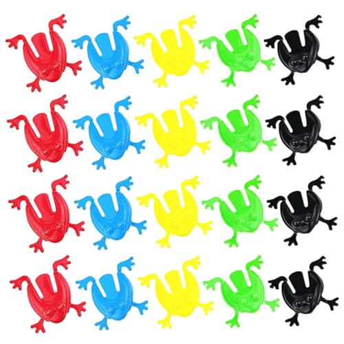 LRXIYODE 100 Stück Teiliges Bunte Hüpf Frösche aus Kunststoff Fingerdrückbare Frösche für Kinderparty Glattes Sicheres Bouncing Frog Gadget als Partyfüllung und Lernspielzeug LRXIYODE 100 Stück Teiliges Bunte Hüpf Frösche aus Kunststoff Fingerdrückbare Frösche für Kinderparty Glattes Sicheres Bouncing Frog Gadget als Partyfüllung und Lernspielzeug von LRXIYODE