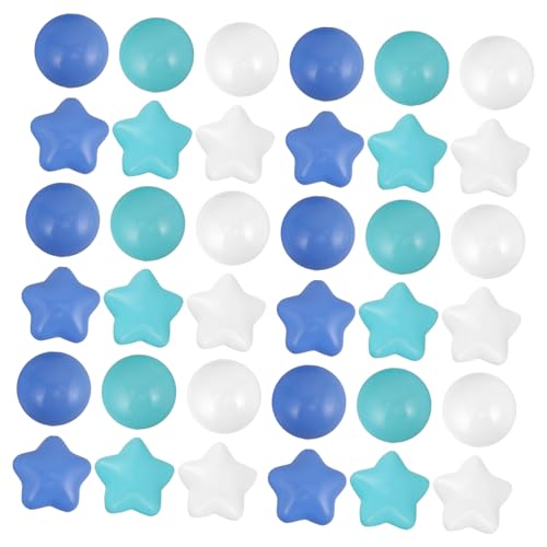 LRXIYODE 100 Stück Teiliges Bunte Stern Ozeanbälle für Spielerische Motorikförderung Farberkennung Geeignet für Spielzelte Pools und Partys LRXIYODE 100 Stück Teiliges Bunte Stern Ozeanbälle für Spielerische Motorikförderung Farberkennung Geeignet für Spielzelte Pools und Partys von LRXIYODE
