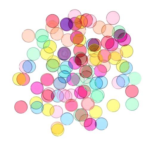 LRXIYODE 100 Stück Teiliges Lernspielzeug für Bunte Transparente Kunststoff Rechenchips mit Glatten Kanten Pädagogisches Mathe zur Kognitiver Fähigkeiten Sicher und Handlich für LRXIYODE 100 Stück Teiliges Lernspielzeug für Bunte Transparente Kunststoff Rechenchips mit Glatten Kanten Pädagogisches Mathe zur Kognitiver Fähigkeiten Sicher und Handlich für von LRXIYODE