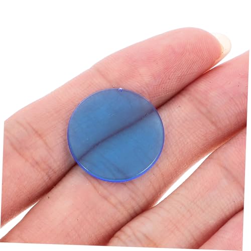 LRXIYODE 100 Stück Transparente Bingo Chips Kunststoff Zählmarkierungen für Bingo Spiel Mathematik Lernen Gruppenspiele Familien Unterhaltung von LRXIYODE