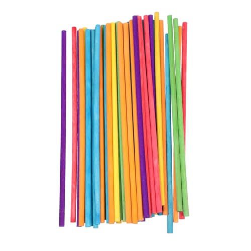 LRXIYODE 100Stücke Rhythmus Sticks für Musikalische Stöcke aus Hochwertigem für Musikunterricht Percussion Zubehör zur des Rhythmusgefühls der Klasse von LRXIYODE