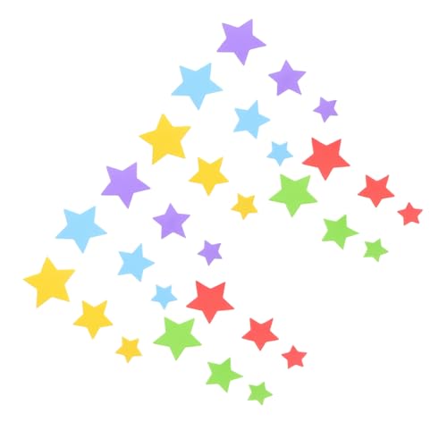 LRXIYODE 10Er-Packungen Selbstklebende Bunte Sternformen für Kreative Bastelprojekte Scrapbooking und Schulprojekte für DIY Dekorationen LRXIYODE 10Er-Packungen Selbstklebende Bunte Sternformen für Kreative Bastelprojekte Scrapbooking und Schulprojekte für DIY Dekorationen von LRXIYODE
