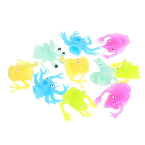 LRXIYODE 10Stücke Luminous Fingerpuppen TPR für Geschichtenerzählen und Rollenspiele Kreative Fingerabdeckung mit Lebhaften Designs und Guter Dehnbarkeit LRXIYODE 10Stücke Luminous Fingerpuppen TPR für Geschichtenerzählen und Rollenspiele Kreative Fingerabdeckung mit Lebhaften Designs und Guter Dehnbarkeit von LRXIYODE