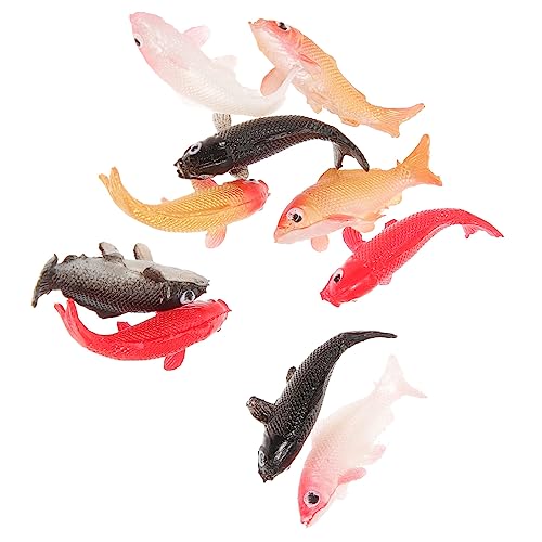 LRXIYODE 10stücke Miniatur Fische Teiliges Detailreiche Karpfen Figuren Für Puppenhaus Szenen Lebensnahe Dekoration Für Sammler Als Spielzeugdekoration LRXIYODE 10stücke Miniatur Fische Teiliges Detailreiche Karpfen Figuren Für Puppenhaus Szenen Lebensnahe Dekoration Für Sammler Als Spielzeugdekoration von LRXIYODE