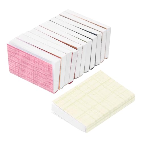 LRXIYODE 12 Stück Mini Puppenhaus Heimdekoration Bemalbare Buchdekoration Bücherregal Zubehör Miniatur Bücherregal Dekorationen Mini Möbel Für Puppenhaus Kreatives Mini Nähbuch von LRXIYODE