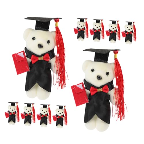 LRXIYODE 12 Stück Puppenstraußmaterial plüschbär abschluss High-School-Abschlussbär Abschluss Bär Abschluss Stofftier Bär Herzlichen Glückwunsch Grad Animal Dolls Plastik LRXIYODE 12 Stück Puppenstraußmaterial plüschbär abschluss High-School-Abschlussbär Abschluss Bär Abschluss Stofftier Bär Herzlichen Glückwunsch Grad Animal Dolls Plastik von LRXIYODE
