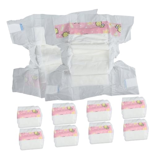 LRXIYODE 12 Stück Puppenwindeln Zum Rollenspiel Und Anziehen, Niedliche Babypuppen-kostüm-puppenwindeln, Wiederverwendbare Rollenspiel-puppenwindeln, Dekorative Puppenwindeln LRXIYODE 12 Stück Puppenwindeln Zum Rollenspiel Und Anziehen, Niedliche Babypuppen-kostüm-puppenwindeln, Wiederverwendbare Rollenspiel-puppenwindeln, Dekorative Puppenwindeln von LRXIYODE