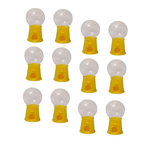 LRXIYODE 12 Stück Teiliges Bunte Mini Candy Catcher Maschinen aus Hochwertigem Kunststoff Drehbare Süßigkeiten Greifautomaten für Kreative als Mitgebsel und Partyspielzeug Gelb LRXIYODE 12 Stück Teiliges Bunte Mini Candy Catcher Maschinen aus Hochwertigem Kunststoff Drehbare Süßigkeiten Greifautomaten für Kreative als Mitgebsel und Partyspielzeug Gelb von LRXIYODE