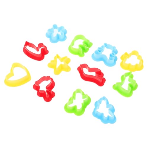 LRXIYODE 12 Stück Teiliges DIY Knetset mit Verschiedenen Kunststoffformen Kindersicheres Plastikinstrument für Tonmodellierung Fördert Feinmotorik und Kognitive Entwicklung Beim LRXIYODE 12 Stück Teiliges DIY Knetset mit Verschiedenen Kunststoffformen Kindersicheres Plastikinstrument für Tonmodellierung Fördert Feinmotorik und Kognitive Entwicklung Beim von LRXIYODE