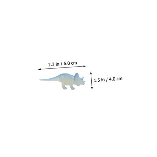 LRXIYODE 12 Stück Teiliges Dinosaurier aus Robustem Kunststoff Leuchtende Modelle mit Verschiedenen Arten Pädagogisch Nützlich für Dinosaurier Mottopartys und Kindgerechtes von LRXIYODE