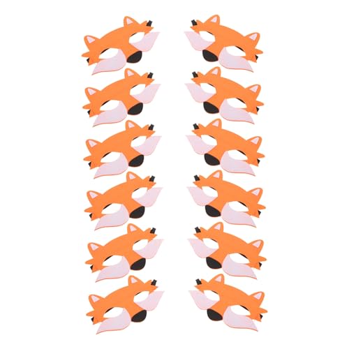 LRXIYODE 12 Stück Teiliges Halloween Wolf Halbgesichtsmaske aus Vliesfilz Wiederverwendbare Tiermasken für Einzigartiges Werwolf Design für Kostüm und Maskeradenpartys LRXIYODE 12 Stück Teiliges Halloween Wolf Halbgesichtsmaske aus Vliesfilz Wiederverwendbare Tiermasken für Einzigartiges Werwolf Design für Kostüm und Maskeradenpartys von LRXIYODE