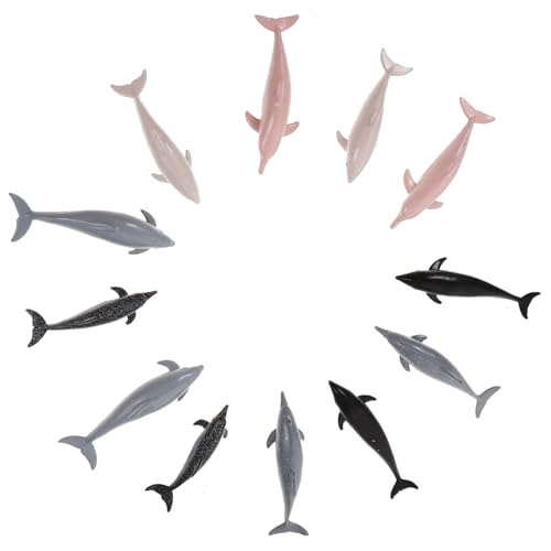 LRXIYODE 12 Stück Teiliges Mini Dolphin Figuren Realistische Simulation von Meerestieren für Bildungszwecke und Garten Dekoration aus Robustem Kunststoff Gefertigt Lebendige Farben und LRXIYODE 12 Stück Teiliges Mini Dolphin Figuren Realistische Simulation von Meerestieren für Bildungszwecke und Garten Dekoration aus Robustem Kunststoff Gefertigt Lebendige Farben und von LRXIYODE