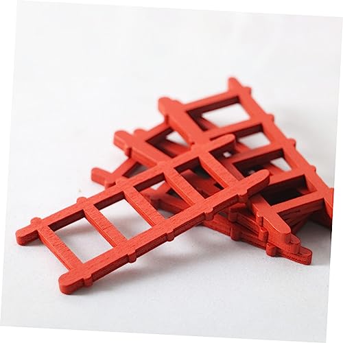 LRXIYODE 12 Stück Teiliges Mini Holzleiter Puppenhaus Deko Miniaturleiter für Garten Landschaft DIY Basteln Foto Requisit Warmes Holzspielzeug für Rollenspiele von LRXIYODE