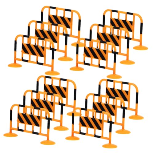 LRXIYODE 12 Stück Teiliges Mini Verkehrsabsperrungen Realistische Verkehrsbarrieren in Leuchtendem Orange Kompakt und Leicht für Verkehrsszene Dekoration und Rollenspiele LRXIYODE 12 Stück Teiliges Mini Verkehrsabsperrungen Realistische Verkehrsbarrieren in Leuchtendem Orange Kompakt und Leicht für Verkehrsszene Dekoration und Rollenspiele von LRXIYODE