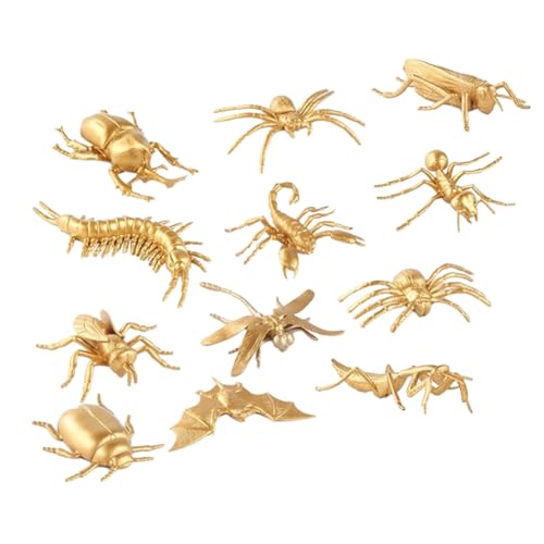 LRXIYODE 12 Stück Teiliges von Simulierten Insektenmodellen Pädagogisches für Lernzwecke aus Wiederverwendbarem für Halloween Dekoration und Bildungsspielzeuge LRXIYODE 12 Stück Teiliges von Simulierten Insektenmodellen Pädagogisches für Lernzwecke aus Wiederverwendbarem für Halloween Dekoration und Bildungsspielzeuge von LRXIYODE