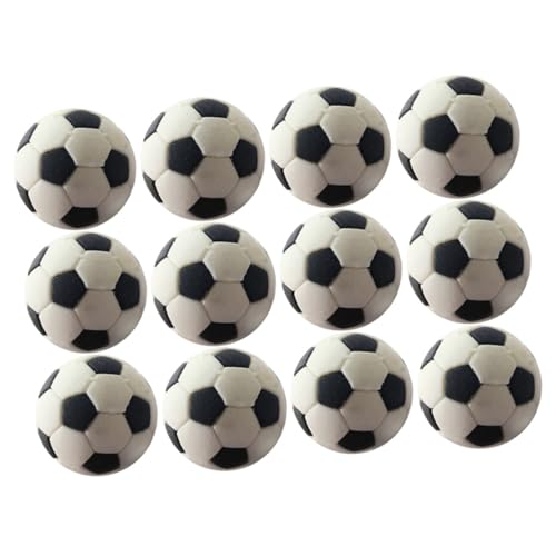 LRXIYODE 12 Stücke Mini Fußball Puppe Fußball Mini Fußball Dekore Micro Landschaftsbau Bälle von LRXIYODE