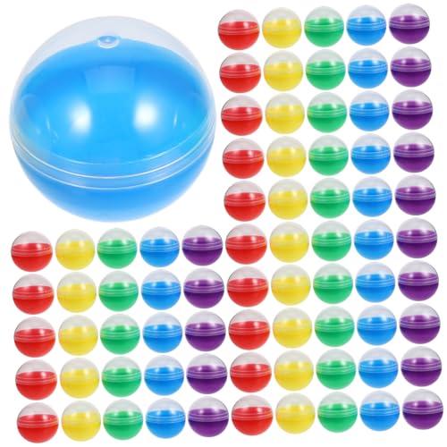 LRXIYODE 120 Stück Leere Runde Kapseln für Verkaufsautomaten Füllbare Kunststoffbehälter für Süßigkeiten und Kreative DIY Projekte Halbtransparent für Partys und Anlässe LRXIYODE 120 Stück Leere Runde Kapseln für Verkaufsautomaten Füllbare Kunststoffbehälter für Süßigkeiten und Kreative DIY Projekte Halbtransparent für Partys und Anlässe von LRXIYODE