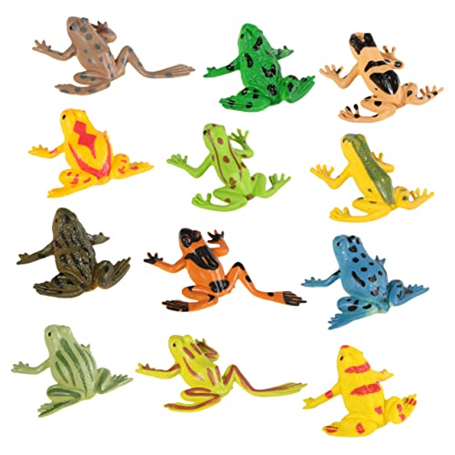 LRXIYODE 12Stücke Teiliges Imitation Frosch Modellspielzeug Stressabbau und Entspannungsspielzeug für Kreative Dekoration und Geschenkidee für Geburtstage und Feiertage LRXIYODE 12Stücke Teiliges Imitation Frosch Modellspielzeug Stressabbau und Entspannungsspielzeug für Kreative Dekoration und Geschenkidee für Geburtstage und Feiertage von LRXIYODE