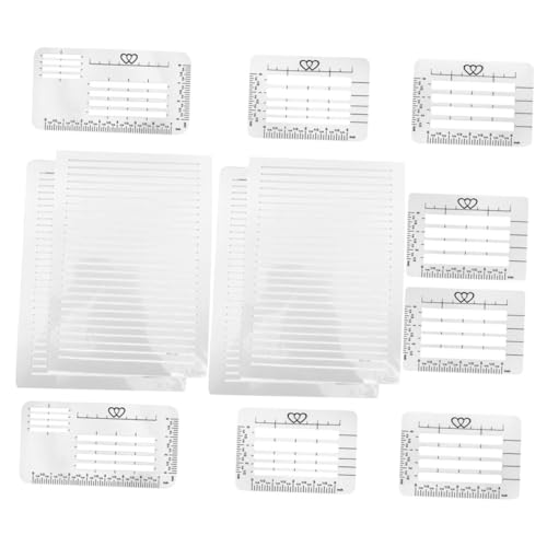 LRXIYODE 12pcs Kalligraphie-schablonen Zum Schreiben Und Zeichnen Von Plastikvorlagen Lineal Für Journaling Und Kartenherstellung Multifunktionaler Leitungsherrscher LRXIYODE 12pcs Kalligraphie-schablonen Zum Schreiben Und Zeichnen Von Plastikvorlagen Lineal Für Journaling Und Kartenherstellung Multifunktionaler Leitungsherrscher von LRXIYODE
