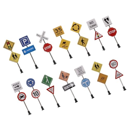LRXIYODE 14 Stück Logo des Sandtischmodells Mini Sandtisch liefern Sandtisch Dekoration Micro-Landschaft Zubehör ABS-Verkehrszeichen Hilfsmittel für den Schulunterricht ABS Plus Edelstahl LRXIYODE 14 Stück Logo des Sandtischmodells Mini Sandtisch liefern Sandtisch Dekoration Micro-Landschaft Zubehör ABS-Verkehrszeichen Hilfsmittel für den Schulunterricht ABS Plus Edelstahl von LRXIYODE