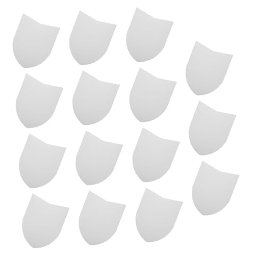LRXIYODE 15 Stück Teiliges Blanko Papierschild Leichter Ergonomischer Kinderschild zum Bemalen und Dekorieren Vielseitig für DIY Kostüme Ritterspiele Themenpartys Schulaufführungen und von LRXIYODE