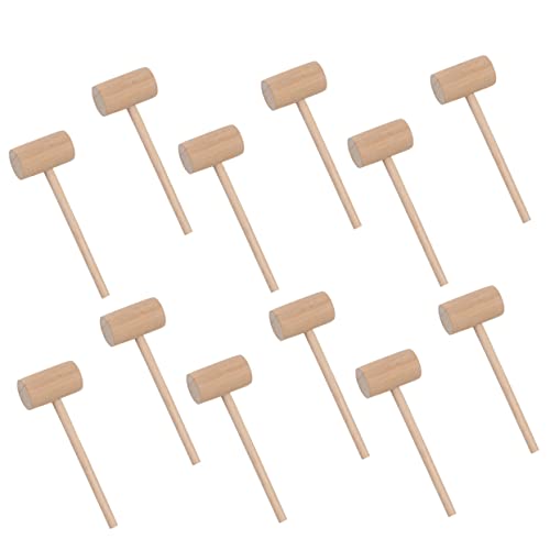 LRXIYODE 15 Stück Teiliges Mini Holzhammer für Meeresfrüchte und Kuchen Praktischer Krebshammer Robustem Holz für Familienfeiern für Krabbenpartys und Handtraining LRXIYODE 15 Stück Teiliges Mini Holzhammer für Meeresfrüchte und Kuchen Praktischer Krebshammer Robustem Holz für Familienfeiern für Krabbenpartys und Handtraining von LRXIYODE