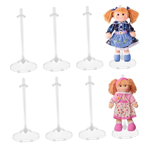 LRXIYODE 15 Stück Teiliges Puppen ständer Kunststoff Display Halter für Puppen und Figuren zur Präsentation und Stabilisierung von Praktisch für Kinderzimmer und Vitrinen LRXIYODE 15 Stück Teiliges Puppen ständer Kunststoff Display Halter für Puppen und Figuren zur Präsentation und Stabilisierung von Praktisch für Kinderzimmer und Vitrinen von LRXIYODE