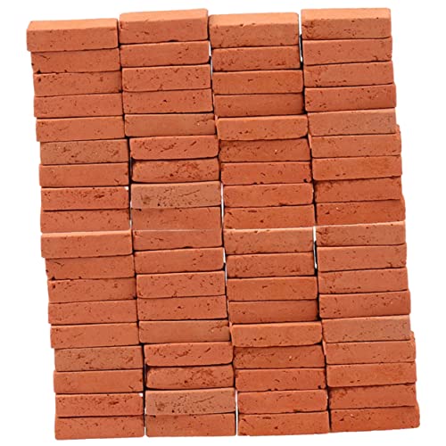 LRXIYODE 150Stücke Ziegelmodelle Realistische Wandsteine für DIY Miniaturbau Zubehör für Sandtisch und Gartenlandschaften Fördert Kreativität und Fantasie von Kindern LRXIYODE 150Stücke Ziegelmodelle Realistische Wandsteine für DIY Miniaturbau Zubehör für Sandtisch und Gartenlandschaften Fördert Kreativität und Fantasie von Kindern von LRXIYODE
