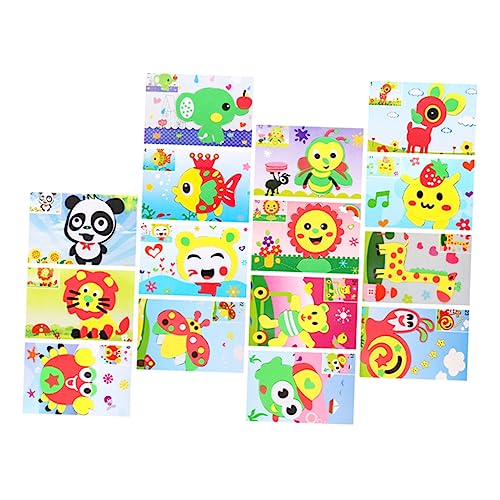 LRXIYODE 15Stücke Eva Aufkleber für Kreatives Bastelmaterial für Kleinkinder DIY Kunsthandwerk Sticker Fördert Kreativität und Hand Augen Koordination Zufällige Designs LRXIYODE 15Stücke Eva Aufkleber für Kreatives Bastelmaterial für Kleinkinder DIY Kunsthandwerk Sticker Fördert Kreativität und Hand Augen Koordination Zufällige Designs von LRXIYODE