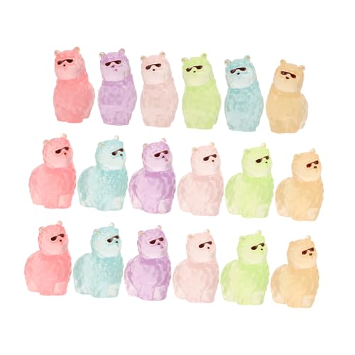 LRXIYODE 18 Stück Teiliges Leuchtende Miniaturfiguren mit Bunten Sonnenbrillen Kreative Nachtlicht Dekoration für DIY Mikro Landschaften Schreibtisch und Auto Ornamente Vielseitige Figuren LRXIYODE 18 Stück Teiliges Leuchtende Miniaturfiguren mit Bunten Sonnenbrillen Kreative Nachtlicht Dekoration für DIY Mikro Landschaften Schreibtisch und Auto Ornamente Vielseitige Figuren von LRXIYODE
