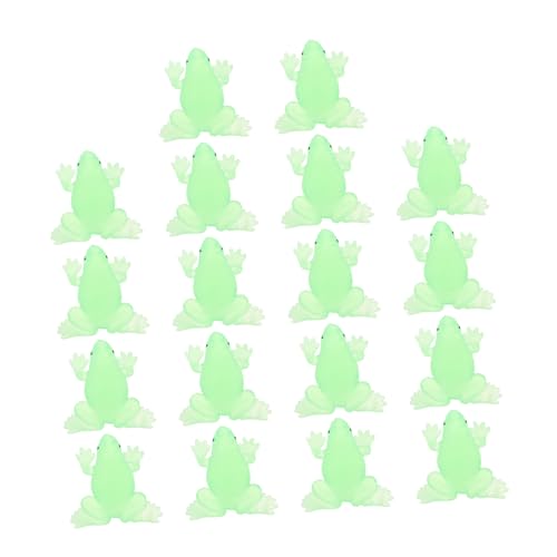 LRXIYODE 18Stücke Teiliges Frosch Badespielzeug TPR Weichgummi Froschfiguren für Langlebig und Vielseitig Einsetzbar für Badewanne Aquarium und Dekoration von LRXIYODE