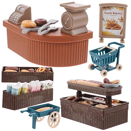 LRXIYODE 1Satz Bäckerei Dekoration Puppenhaus Requisiten Realistische Mini Lebensmittel Für Küchenszenen Zubehör Für DIY Miniaturhäuser von LRXIYODE