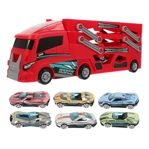 LRXIYODE 1Satz Faltbares LKW für Jungen Verwandlungsfähiger Spielzeugautotransporter mit Kleinen Fahrzeugen Interaktives Engineering Design für Jahren Fördert Kreatives LRXIYODE 1Satz Faltbares LKW für Jungen Verwandlungsfähiger Spielzeugautotransporter mit Kleinen Fahrzeugen Interaktives Engineering Design für Jahren Fördert Kreatives von LRXIYODE