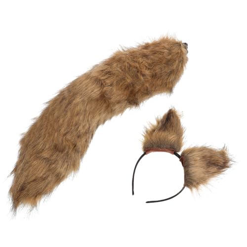LRXIYODE 1Satz Fuchsohren Flauschiges Cosplay Zubehör für Halloween Mottopartys Festivals Tierkostüme Kreative Verkleidungen Ausgewähltes Material LRXIYODE 1Satz Fuchsohren Flauschiges Cosplay Zubehör für Halloween Mottopartys Festivals Tierkostüme Kreative Verkleidungen Ausgewähltes Material von LRXIYODE
