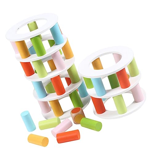 LRXIYODE 1Satz Holz Balancespielzeug Stapelspiel Holzblock BAU Für Interaktives Geschicklichkeitsspiel Für Frühkindliche Entwicklung LRXIYODE 1Satz Holz Balancespielzeug Stapelspiel Holzblock BAU Für Interaktives Geschicklichkeitsspiel Für Frühkindliche Entwicklung von LRXIYODE