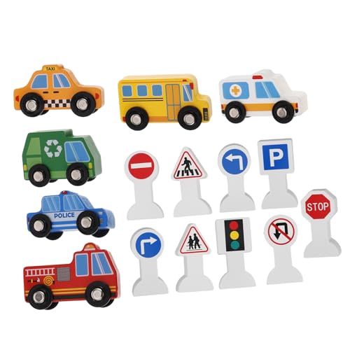 LRXIYODE 1Satz Holzfahrzeuge mit Verkehrszeichen Bildungsfahrzeug für Fördert Hand Auge Koordination und Kognitive Fähigkeiten Langlebig und Sicher aus Holz Montessori LRXIYODE 1Satz Holzfahrzeuge mit Verkehrszeichen Bildungsfahrzeug für Fördert Hand Auge Koordination und Kognitive Fähigkeiten Langlebig und Sicher aus Holz Montessori von LRXIYODE