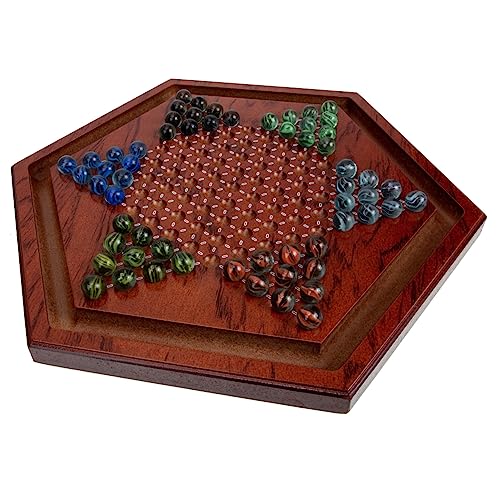 LRXIYODE 1Satz Holzprüfer Hexagon Checkers Brettspiel aus Natürlichem Holz für Spieler Gemeinschaftsspiel für Familien und Erwachsene Fördert Kritisches LRXIYODE 1Satz Holzprüfer Hexagon Checkers Brettspiel aus Natürlichem Holz für Spieler Gemeinschaftsspiel für Familien und Erwachsene Fördert Kritisches von LRXIYODE