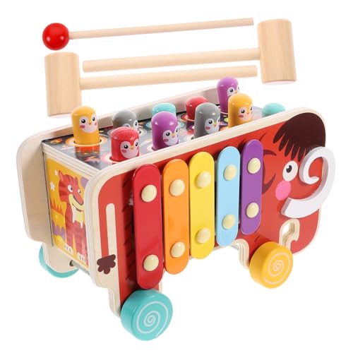 LRXIYODE 1Satz Holzspielzeug für Kleinkinder Hämmerchen Motorik Pädagogisches Farbkognitionsspielzeug für Jungen Sicheres Langlebiges und Wiederverwendbares LRXIYODE 1Satz Holzspielzeug für Kleinkinder Hämmerchen Motorik Pädagogisches Farbkognitionsspielzeug für Jungen Sicheres Langlebiges und Wiederverwendbares von LRXIYODE