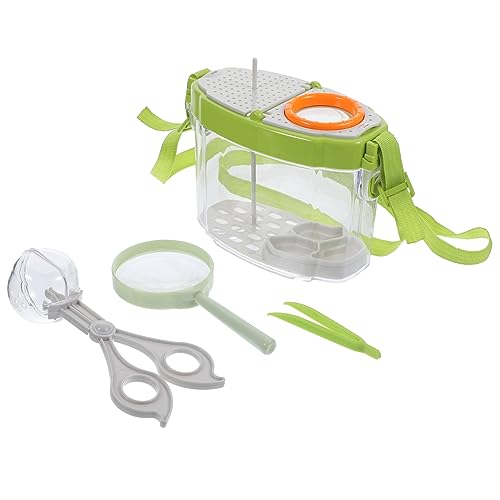 LRXIYODE 1Satz Insektenfangset für Beobachtungsbox Tragbares Erkundungsspielzeug für Naturentdecker Lupenglas Insektenfänger und Zubehör für Outdoor Aktivitäten von LRXIYODE