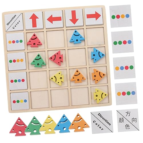 LRXIYODE 1Satz Interaktives Brettspiel Für Logisches Denkspiel Koordination Holzspielzeug Für Frühkindliche Bildung von LRXIYODE