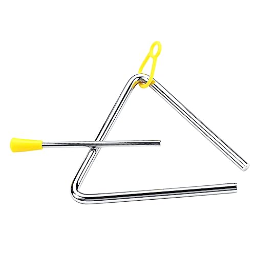 LRXIYODE 1Satz Kinderspielzeug Musikinstrument Dreiecksglocke Percussion Instrument für Leichtes und Tragbares Design Klarer für Frühe Bildung und von LRXIYODE