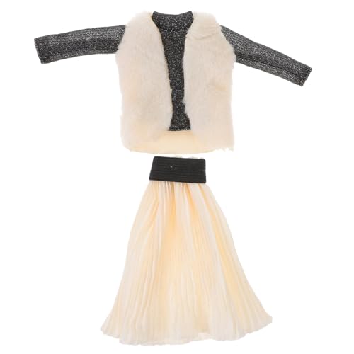 LRXIYODE 1Satz Kompakte Puppenkleidung für Puppen Wiederverwendbare und Puppenmode mit Plüschigem Oberteil und Rock für Langlebig und Waschbar LRXIYODE 1Satz Kompakte Puppenkleidung für Puppen Wiederverwendbare und Puppenmode mit Plüschigem Oberteil und Rock für Langlebig und Waschbar von LRXIYODE