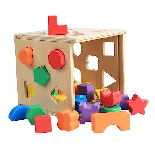 LRXIYODE 1Satz Kreatives Holzbaustein für Kognitives zur Formsortierung für Frühkindliche Bildung Teile Sicher und Schadstofffrei für Jungen LRXIYODE 1Satz Kreatives Holzbaustein für Kognitives zur Formsortierung für Frühkindliche Bildung Teile Sicher und Schadstofffrei für Jungen von LRXIYODE
