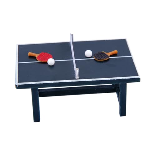LRXIYODE 1Satz Maßstab Kleiner Tischtennistisch Für Modelle Für Szenendekoration von LRXIYODE