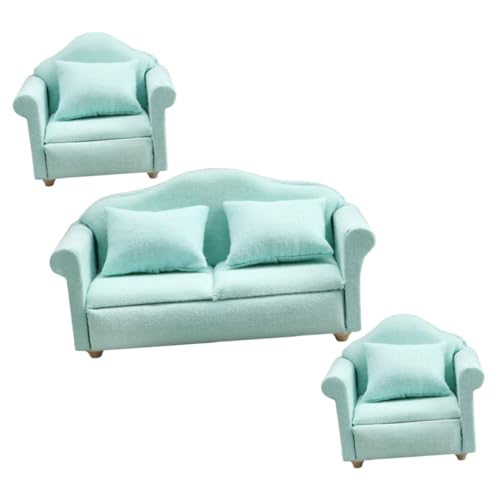 LRXIYODE 1Satz Miniaturpuppendekor Sofa Puppenhaus Möbel Tiefgrünes Stoffsofa Mit Sofa Und Stühlen Dekoratives Mini Sofa Für Puppenhaus Und Foto Requisiten Teile LRXIYODE 1Satz Miniaturpuppendekor Sofa Puppenhaus Möbel Tiefgrünes Stoffsofa Mit Sofa Und Stühlen Dekoratives Mini Sofa Für Puppenhaus Und Foto Requisiten Teile von LRXIYODE