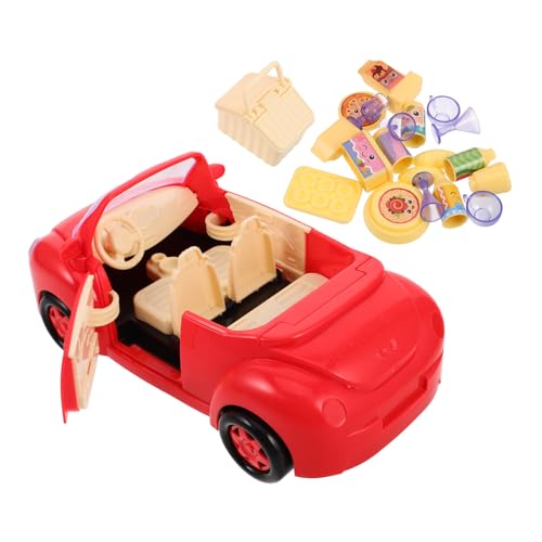 LRXIYODE 1Satz Picknickspielzeug Auto Mit Picknickkorb Und Geschirr Familienfreundliches Rollenspiel Für Fantasievolles Picknickvergnügen von LRXIYODE