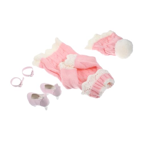 LRXIYODE 1Satz Puppenkleidung für Winter Puppen Outfit mit Pullover und Schuhen Dekoratives Kreative und Designs für Puppenverkleidung Leicht und Tragbar von LRXIYODE