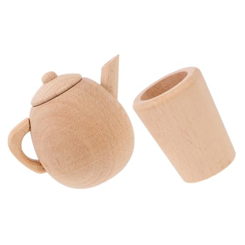 LRXIYODE 1Satz Tee Set Aus Teiliges Set Tasse Für Teeparty Und Rollenspiele Naturbelassenes Holzspielzeug Ab Jahren LRXIYODE 1Satz Tee Set Aus Teiliges Set Tasse Für Teeparty Und Rollenspiele Naturbelassenes Holzspielzeug Ab Jahren von LRXIYODE